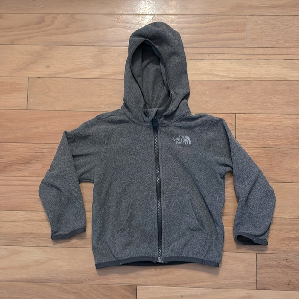 The North Face | Hooded Fleece | Gray | Baby | Toddler | size 18-24M